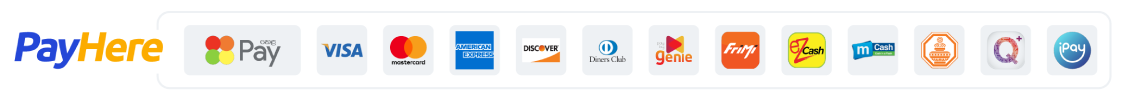 PayHere secure payment methods